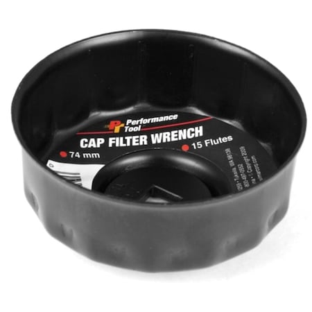 Perform Tool Perform Tool W54112 Filter Cap Wrench 74 mm.; 15 Fl PTL-W54112
